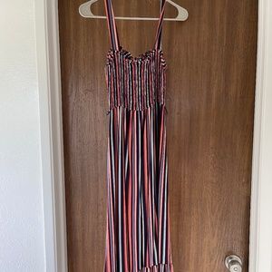 Long striped dress